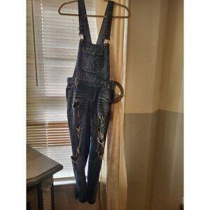 denim Dollhouse overalls size 7